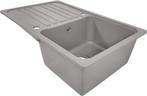 Aquamarin® Spoelbak - graniet, ca. 75,9 x 45,9 cm, met afvoe, Huis en Inrichting, Keuken | Keukenelementen, Verzenden, Nieuw