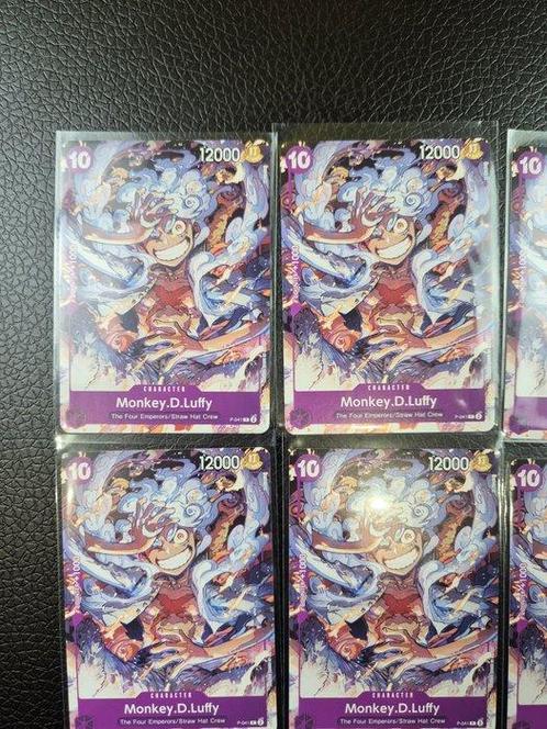One Piece x10 Luffy Gear 5 Promo ! Mint Condition ! - 10, Hobby en Vrije tijd, Verzamelkaartspellen | Overige
