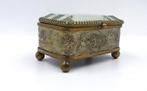 Boîte à bijoux - Laiton, Verre - Napoléon III, Antiek en Kunst
