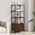vidaXL Boekenkast 3-laags 41x30x109,5 cm bewerkt hout, Huis en Inrichting, Kasten | Boekenkasten, Verzenden, Nieuw