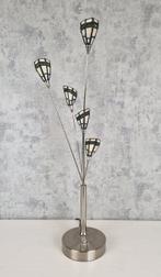 SMC - Buffet tafellamp - Glas in lood, metalen voet. - SMC