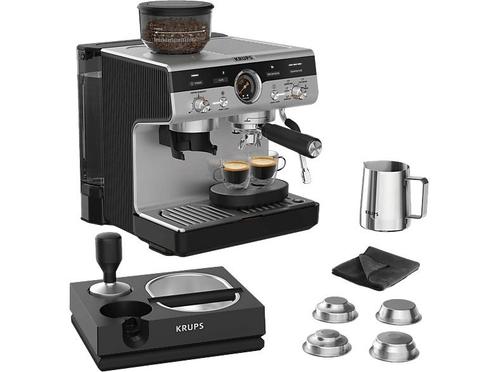 Krups -  Precision+ Manual Espresso Machine - Zwart, Elektronische apparatuur, Koffiezetapparaten, Nieuw, Verzenden