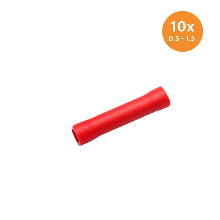 Doorverbinder Geïsoleerd Rood (0.5-1.5mm) 10 Stuks, Auto-onderdelen, Elektronica en Kabels, Nieuw, Ophalen of Verzenden