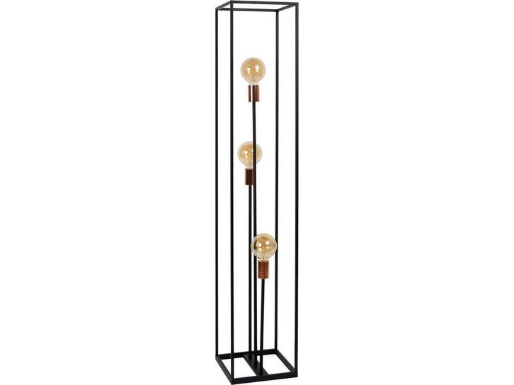 Lucide ARTHUR - Vloerlamp - 3xE27 - 140 cm - Zwart, Huis en Inrichting, Woonaccessoires | Overige, Zo goed als nieuw, Verzenden