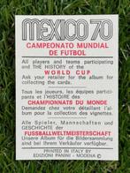 1970 Panini Mexico 70 - Perù: Luis Rubinos - Red/Black Back, Verzamelen, Nieuw
