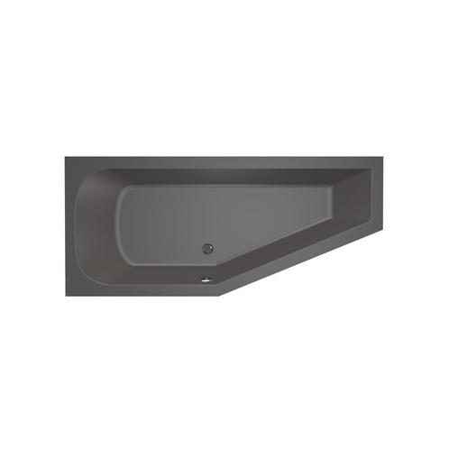 Hoekbad Xenz Lagoon Compact 160x75x45 cm Links Antraciet, Doe-het-zelf en Bouw, Sanitair, Bad, Nieuw, Ophalen of Verzenden