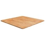 vidaXL Tafelblad vierkant 70x70x1,5cm massief eiken, Verzenden, Nieuw