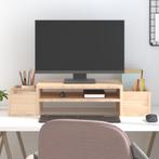 vidaXL Monitorstandaard 70x27,5x15 cm massief grenenhout, Computers en Software, Verzenden, Nieuw