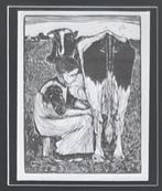 Jan Mankes (1889-1920) - De koemelkster - 1914, Antiek en Kunst