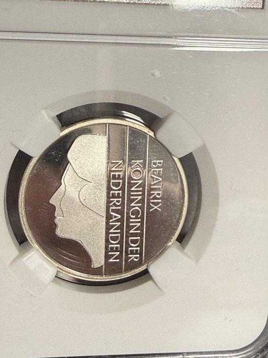 Nederland. 1 Gulden 2001 PR68 ultra cameo (Zonder, Postzegels en Munten, Munten | Nederland