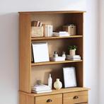 vidaXL Hutch ASKIM Bruin 91 x 30 x 104 cm Massief grenenhout, Verzenden, Nieuw