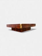 Mario Sabot - Willy Rizzo - Table basse - Alveo - Noyer