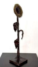 Derme Abdoulaye - sculptuur, Tournesol en Bronze - 41 cm -, Antiek en Kunst