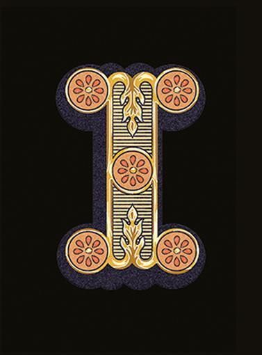 VERSACE ALFABET - Letter i (Nero/Oro) / Vloertegel en, Doe-het-zelf en Bouw, Tegels, Ophalen of Verzenden