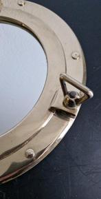 Spiegel- patrijspoort - Messing, Glas - Patrijspoortspiegel