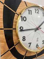 Wandklok - Jaz - Messing, Hout, Glas - 1970-1980 -