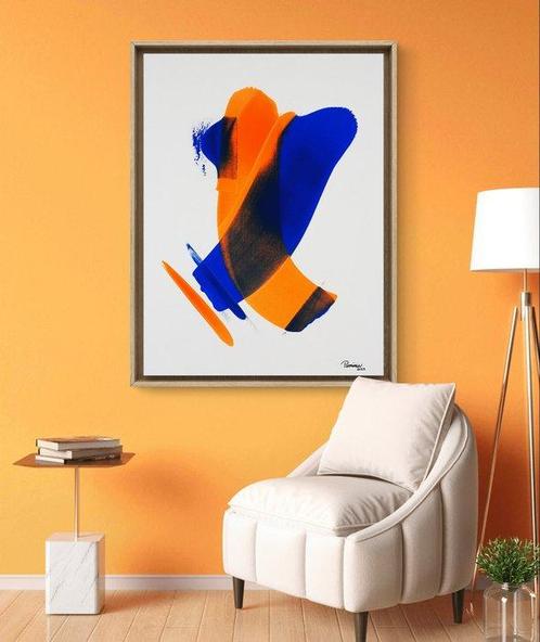 Pirminia - Bluebird, Antiek en Kunst, Kunst | Schilderijen | Modern