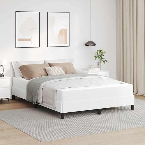 vidaXL Anders Pure Wit 160 x 200 cm Kunstleer, Huis en Inrichting, Slaapkamer | Bedden, Nieuw, Verzenden