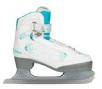 Nijdam Kunstschaats Dames - Softboot - Wit/Blauw/Zilver - 40, Sport en Fitness, Verzenden, Nieuw