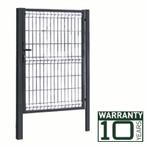 Tuinpoort (geschikt bij 3d draadpanelen) h150xb120 - zwart, Tuin en Terras, Nieuw