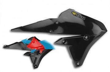 Cycra Powerflow Radiator Kappen Zwart Yamaha WR 250F 2015-20, Motos, Verzenden