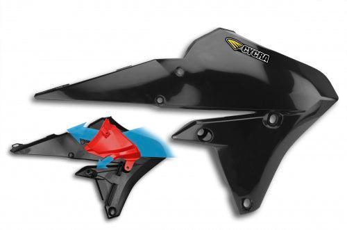 Cycra Powerflow Radiator Kappen Zwart Yamaha WR 250F 2015-20, Motoren, Onderdelen | Overige, Verzenden
