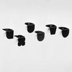 Wandrek (6) - acrylglas - Mensole Fly - 03 - Zwart