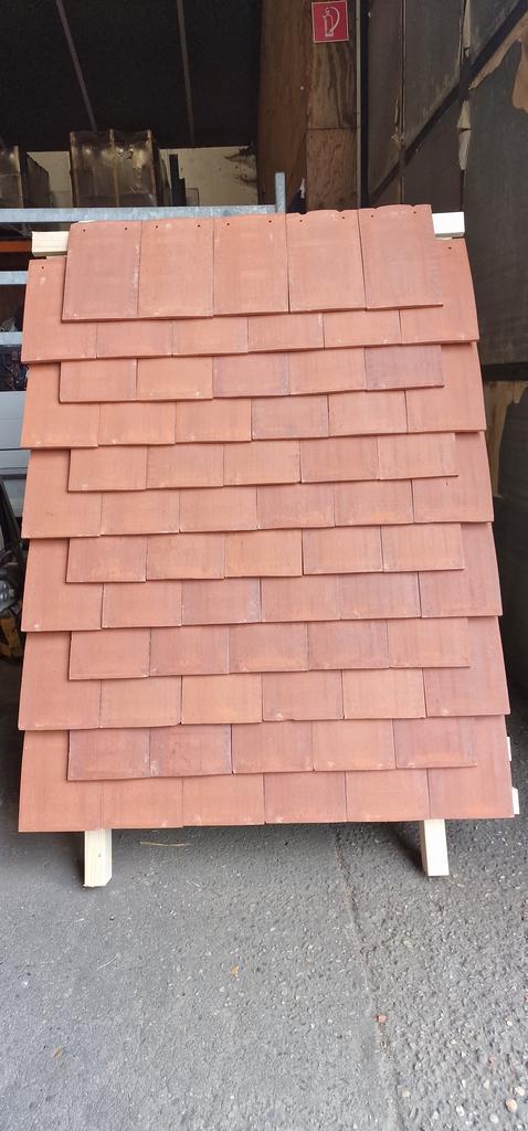 Restpartij Tegelpannen oranje rood nuance, Doe-het-zelf en Bouw, Dakpannen en Dakbedekking, Rood, 15 m² of meer, Nieuw, Steen of Klei
