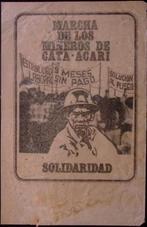 Mijnwerkers van Peru demonstreren op poster (lijst optie), Verzenden, Nieuw, Overige onderwerpen, Met lijst