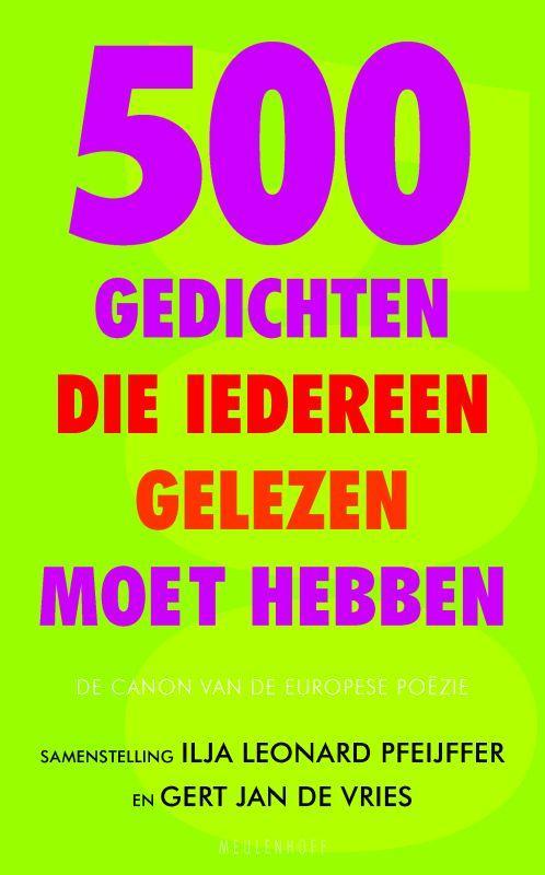 500 Gedichten die iedereen gelezen moet hebben 9789029081856, Livres, Poèmes & Poésie, Envoi