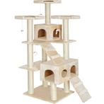 tectake Krabpaal Knuti 186cm - beige, Dieren en Toebehoren, Verzenden, Nieuw