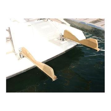 Bieden: Teak dinghy support bracket for Avon 360, Ophalen of Verzenden