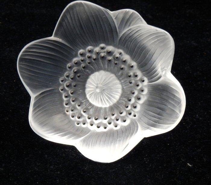 Lalique - sculptuur, Lalique Anemone - Gesigneerd Lalique, Antiquités & Art, Curiosités & Brocante