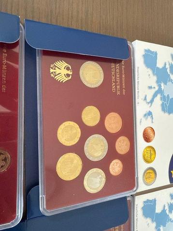 Allemagne. Proof Set 2006 4 X 1 cent tot 2 euro + 4 X 2 euro