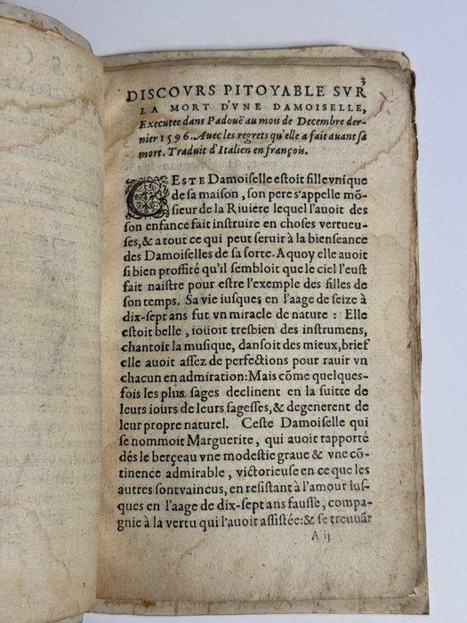 [Canard sanglant] - Discours tragique et pitoyable sur la, Antiek en Kunst, Antiek | Boeken en Manuscripten