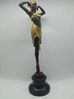 Demeter Chiparus (1886-1947) - sculptuur, Illusion de vertu, Antiek en Kunst