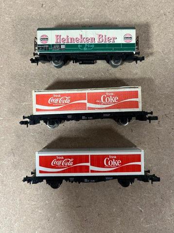 Fleischmann N - Wagon de train miniature (3) - 3 wagons de