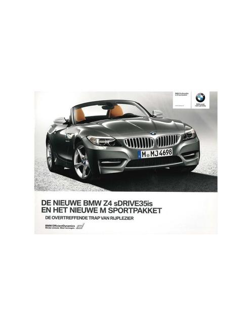 2009 BMW Z4 SDRIVE35IS BROCHURE NEDERLANDS, Livres, Autos | Brochures & Magazines