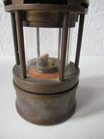 Lampe - Métal - Cuivre - Laiton - Ancienne lampe de mine des, Antiek en Kunst, Curiosa en Brocante