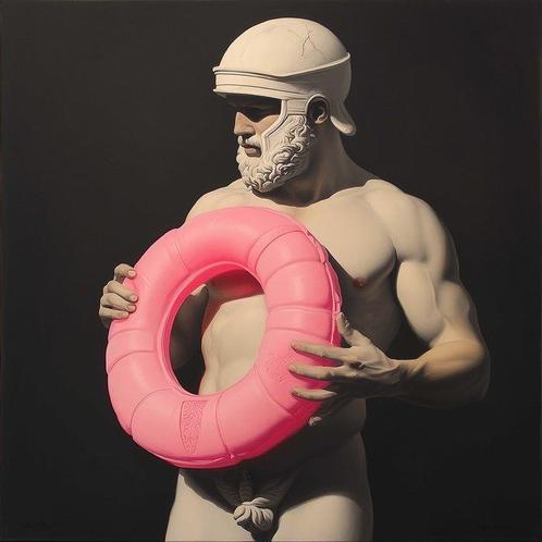 Le Yack (1972) - Le bain d_Hercule, Antiquités & Art, Art | Peinture | Moderne