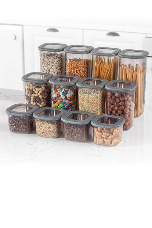 Set van 12 opbergbakjes Amélia gemixt | Heritage, Huis en Inrichting, Keuken | Tupperware, Nieuw, Verzenden