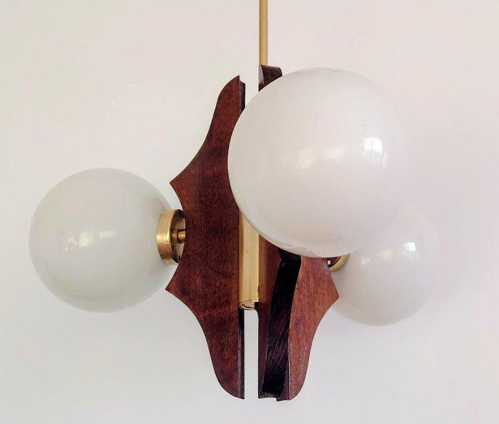 Szarvasi - Scandinavian style space-age - Plafondlamp - Hout, Antiquités & Art, Antiquités | Éclairage