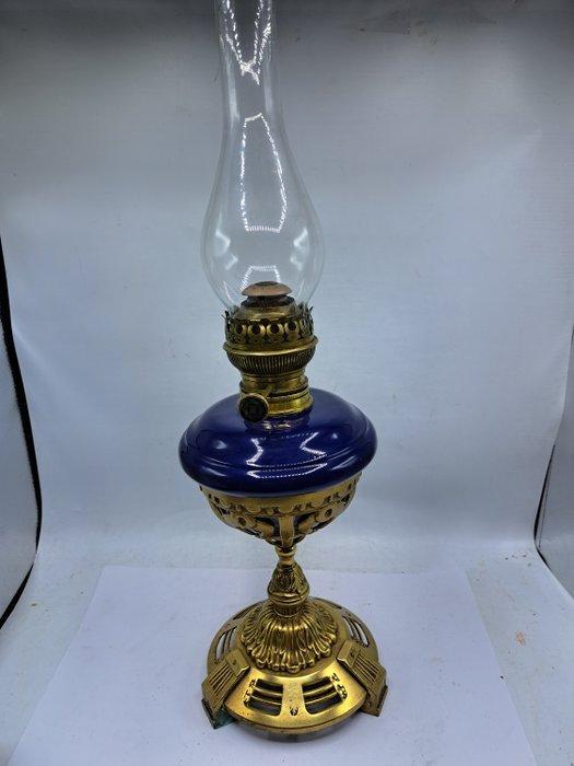 Hugo - Olielamp - Tafellamp - Opaline glas - Bijzondere, Antiek en Kunst, Antiek | Overige Antiek