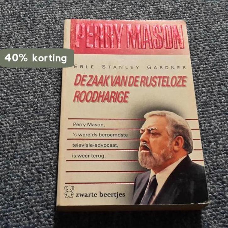De zaak van de rusteloze roodharige / Perry Mason, Boeken, Thrillers, Gelezen, Verzenden