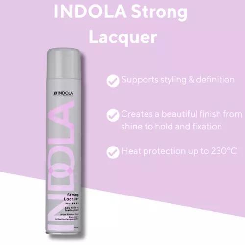 Indola Strong Lacquer (Finishing Spray), Handtassen en Accessoires, Uiterlijk | Haarverzorging, Nieuw, Verzenden