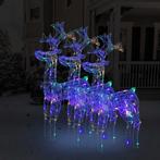 vidaXL Kerstversiering rendier 3 st 60x16x100 cm acryl, Verzenden, Nieuw