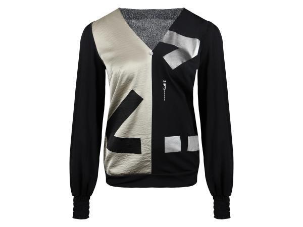 Veiling - ZIP73 Top 2-half Zwart/champagne Maat XL, Kleding | Dames, Topjes, Nieuw