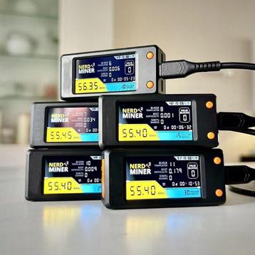 Bitcoin Nerd Lucky Miner v2.0 - T Display S3 - LCD Display, Verzenden