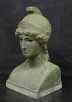 sculptuur, Testa di Minerva - 56 cm - Brons