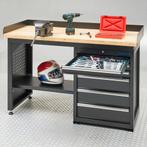 Datona Werkbank PRO met eiken werkblad en 6 lades - 150 cm, Ophalen of Verzenden, Nieuw